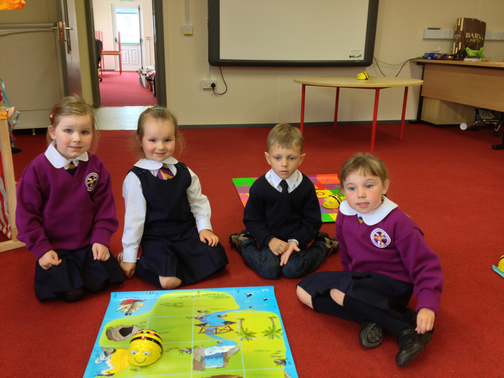 playing on floor