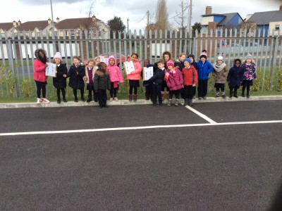 Class winter walk